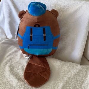 SQUISHMALLOWS teddy chip the beaver toy 10” NEW ORIGINAL